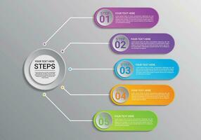 modern infographics vectoren sjabloon