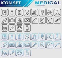 medische pictogramserie vector
