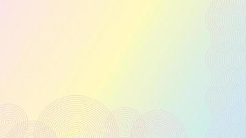 abstracte achtergrond met zacht kleurenpalet en cirkels vector