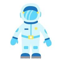 schattige astronaut, man in ruimtepak. vector illustratie