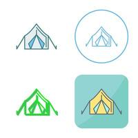 tent vector pictogram