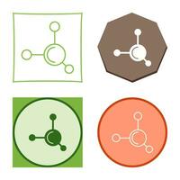 molecuul vector pictogram