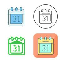 kalender vector pictogram