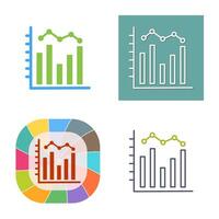 histogram vector icoon