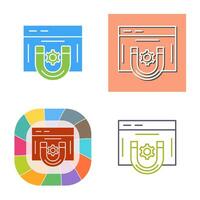 magneet vector pictogram