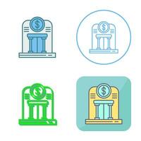 bank vector pictogram