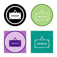 museum label vector icoon