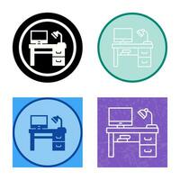 bureau vector pictogram