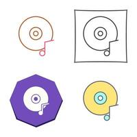 muziek- CD vector icoon