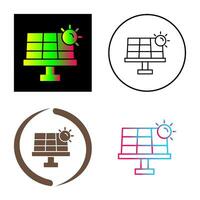 zonne-energie vector pictogram