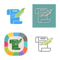 contract vector pictogram