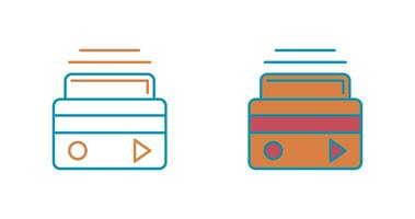 ATM-kaart vector pictogram