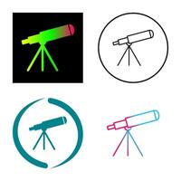 telescoop vector pictogram