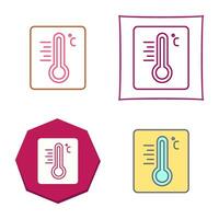 thermometer vector pictogram