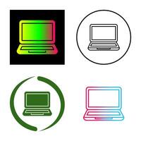 laptop vector pictogram