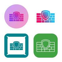 firewall vector pictogram