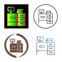 bureau vector pictogram