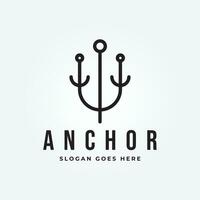 anker vector icoon piraat boot logo helm nautische maritiem gemakkelijk grafisch symbool illustratie