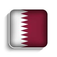 vector plein qatar vlag icoon