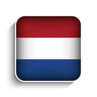 vector plein Nederland vlag icoon