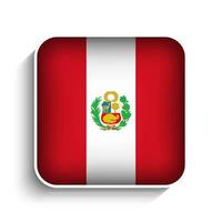 vector plein Peru vlag icoon