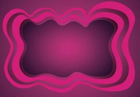 elegant roze papercut vector kunst met ingewikkeld bloemen ontwerp creatief vakmanschap en abstract stijl in 3d papier uitknippen, perfect voor decoratie en handgemaakt projecten