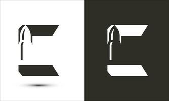 ltc brief logo ontwerp met illustrator kubus logo, vector logo modern alfabet doopvont overlappen stijl.