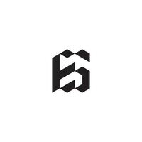 bijv meetkundig en futuristische concept hoog kwaliteit logo ontwerp vector