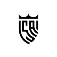 sa kroon schild eerste luxe en Koninklijk logo concept vector