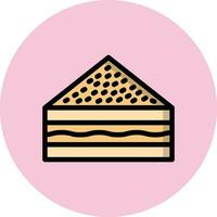 sandwich vector pictogram ontwerp illustratie