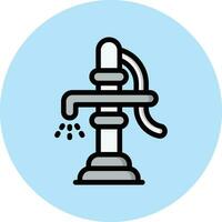 water pomp vector icoon ontwerp illustratie