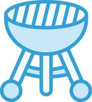 barbecue grill vector pictogram ontwerp illustratie