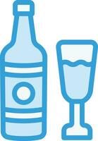 champagne vector pictogram ontwerp illustratie