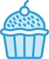 cupcake vector pictogram ontwerp illustratie