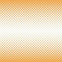 oranje en wit halftone punt patroon achtergrond, oranje halftone achtergrond naadloos patroon, meetkundig afgeronde vierkant, ontwerp voor afdrukken, banier, vector illustratie