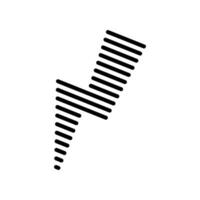 bout icoon logo sjabloon, bliksem logo element, bout vector