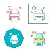 printer vector pictogram