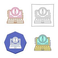 laptop vector pictogram