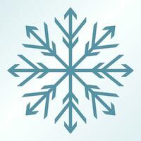 Kerstmis sneeuw icoon, vector geïsoleerd Aan blauw achtergrond. ornament ontwerp voor affiches, groet kaarten, brochures, spandoeken, sociaal media.