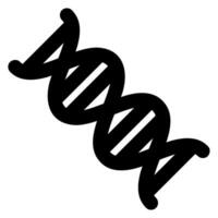 dna glyph-pictogram vector