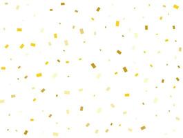 gouden rechthoeken confetti achtergrond. vector illustratie