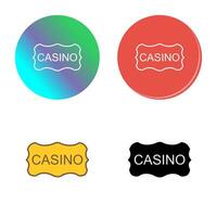 casino teken vector icoon