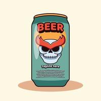 bier illustratie mascotte vector