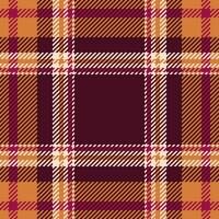 Schotse ruit vector controleren van plaid textiel patroon met een naadloos achtergrond kleding stof textuur.
