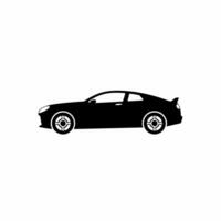 sport auto icoon vector. sport ras auto silhouet voor icoon, symbool of teken. snel sport auto grafisch hulpbron voor vervoer of automotive vector
