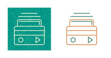 ATM-kaart vector pictogram