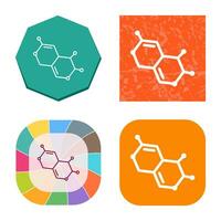 molecuul vector pictogram