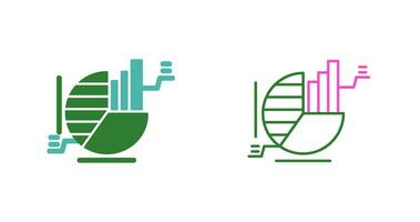 cirkeldiagram vector pictogram