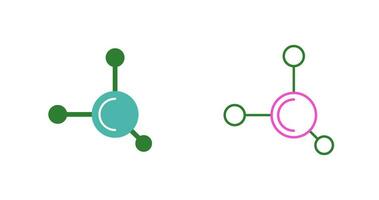 molecuul vector pictogram