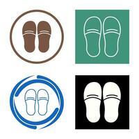 slippers vector icoon